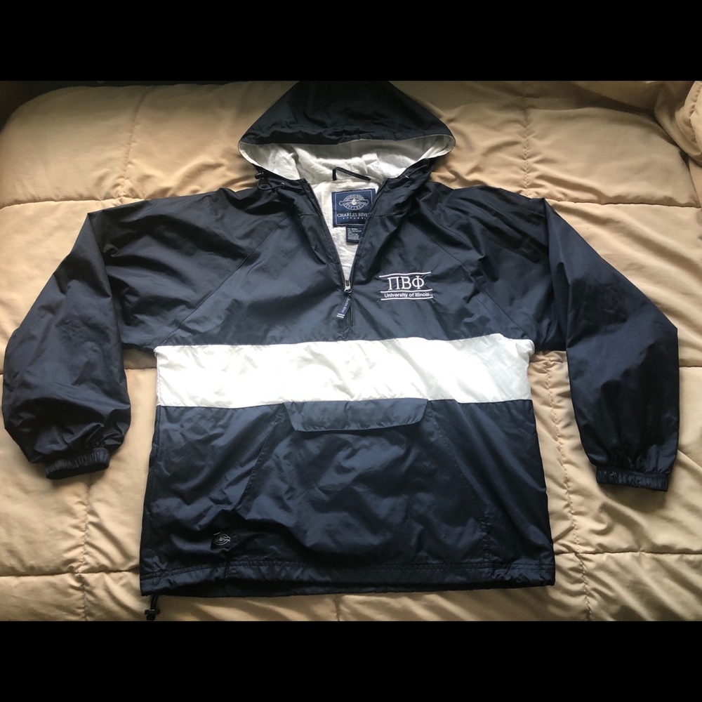 University Of Illinois Pi Beta Phi Rain Jacket - image 1